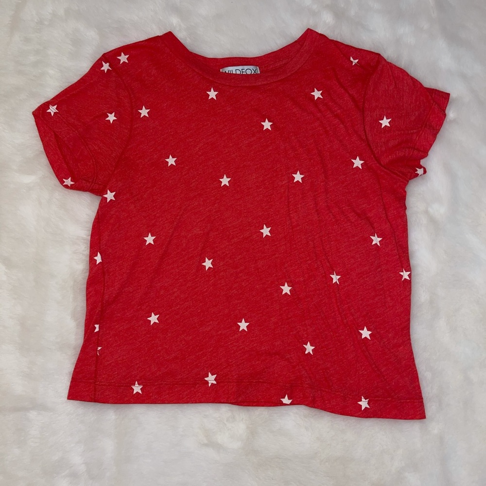 Wildfox red and white star top